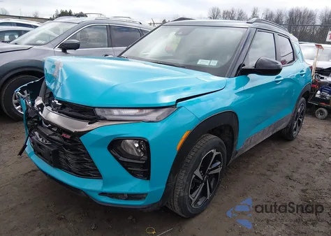 2021 Chevrolet Trailblazer Awd Rs из США, поврежденный, VIN KL79MUSL7MB057099